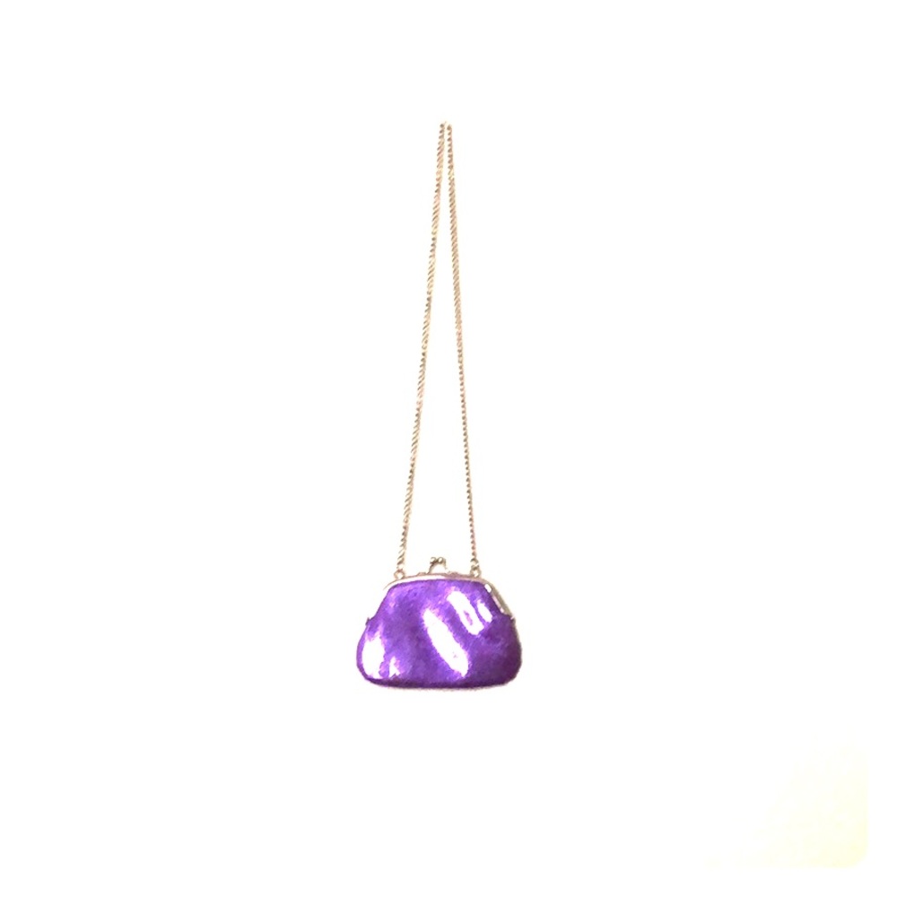 Glittery purple bag